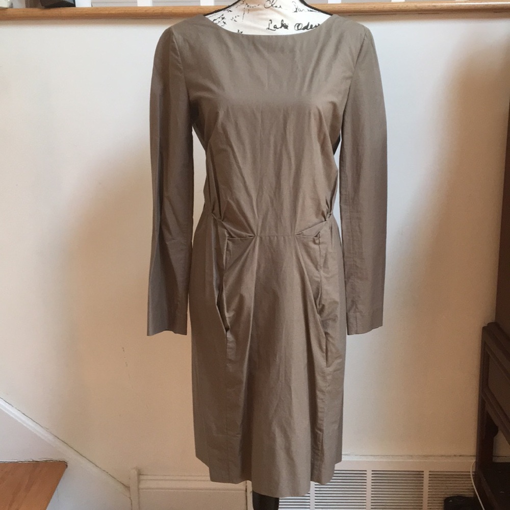 Marni back zip closure dress.